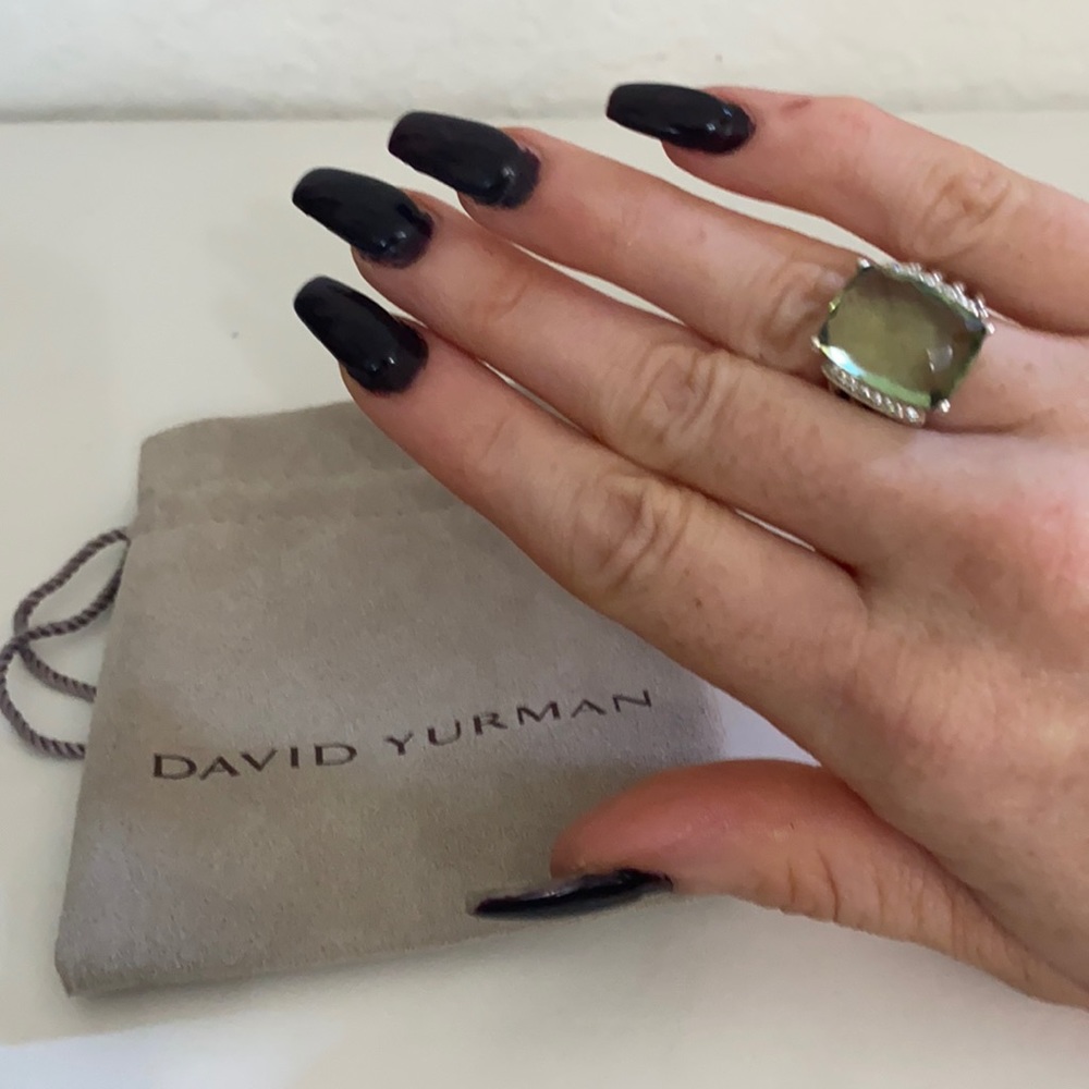 DAVID YURMAN PRASIOLITE RING SIZE 5